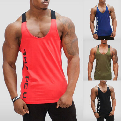 Men Gym Tank Top Vest Sleeveless Bodybuilding Fitness Muscle Tee T Shi Couture Cozy