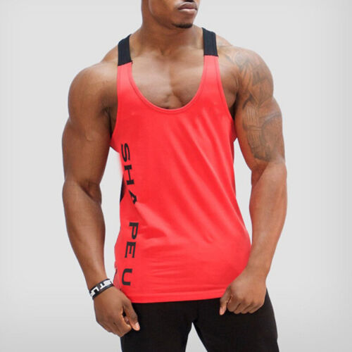 Men Gym Tank Top Vest Sleeveless Bodybuilding Fitness Muscle Tee T Shi Couture Cozy