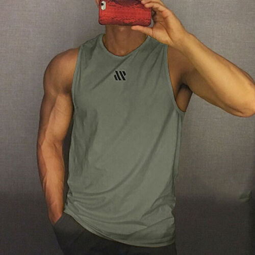 Men Loose Gym Muscle Singlets Workout Tank Top Fitness Sleeveless T-sh Couture Cozy