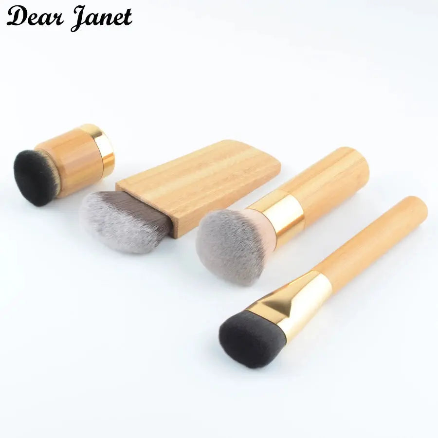 1pc Super Soft Powder Make up brushes Foundation Blusher makeup brush Shadow blending contour Professional High quality bamboo