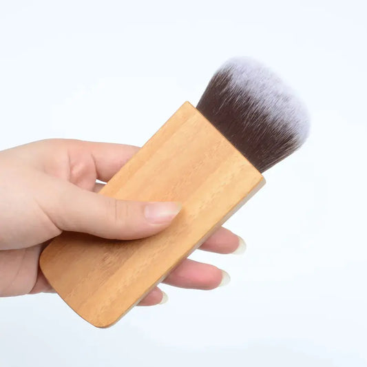 1pc Super Soft Powder Make up brushes Foundation Blusher makeup brush Shadow blending contour Professional High quality bamboo