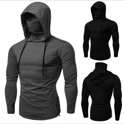 2023 Men Solid Color Hoodies Autumn Leisure Fitness Sweatshirt Men's Thin Sweater Hooded Long-Sleeved Hoodie M-5XL Couture Cozy