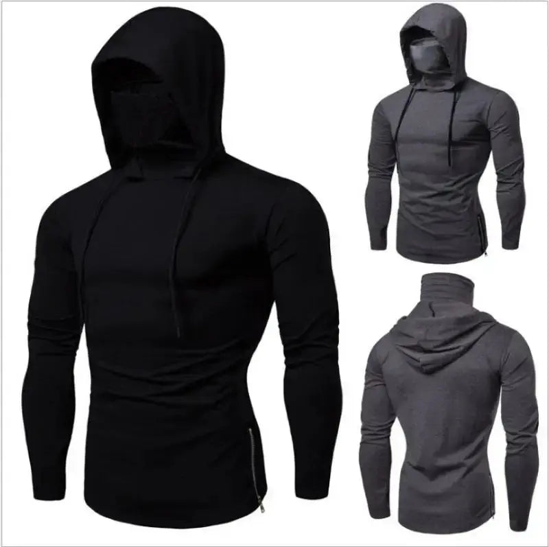 2023 Men Solid Color Hoodies Autumn Leisure Fitness Sweatshirt Men's Thin Sweater Hooded Long-Sleeved Hoodie M-5XL Couture Cozy