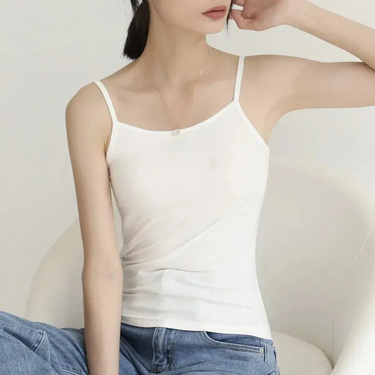 2023 Spring Summer Tank Tops Women Sleeveless Big Size T Shirt Ladies Vest Singlets Camisole Cotton Ladies Basic Vest - Couture Cozy