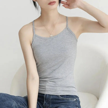 2023 Spring Summer Tank Tops Women Sleeveless Big Size T Shirt Ladies Vest Singlets Camisole Cotton Ladies Basic Vest - Couture Cozy