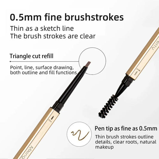 5 Colors EyeBrow Pen Make-up for Women Double Head Eyebrow Pencil Long Lasting Waterproof Mascara Enhance Cosmetics Beauty Women