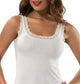 Wome's Tank Top Camisole with Lovely Lace Trim Style Soft Sexy Sport Y Couture Cozy