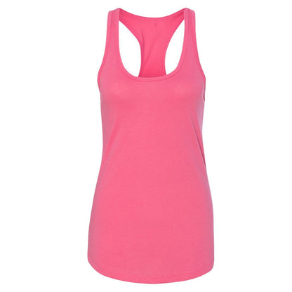 Womens RACER BACK Tank Top Light Weight Casual Basic A-Shirt Yoga Gym Couture Cozy