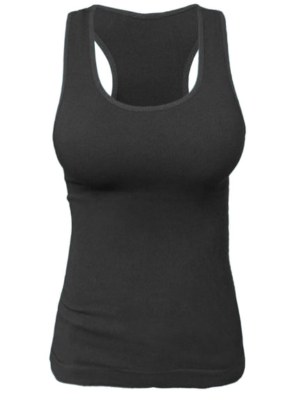 Ribbed Racerback Tank Top Camisole One Size Couture Cozy