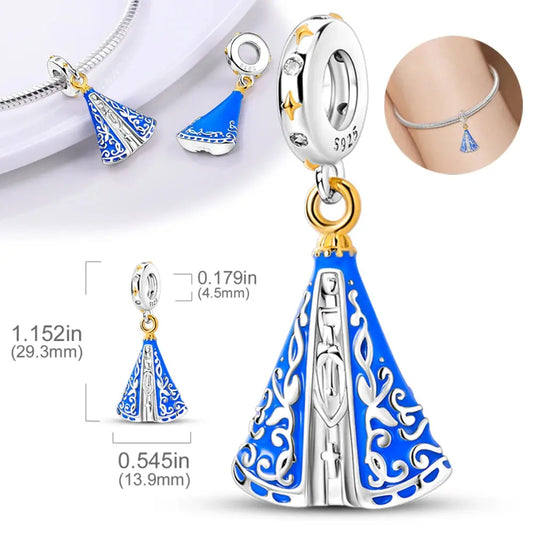 925 Sterling Silver Warm Winter Scarf Glove Hat Dangle Charm fit Original Bracelet Necklace Pendant Beads For Women Jewelery Gif