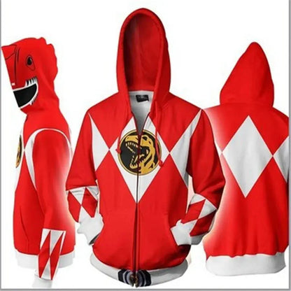 Adult Kids Power Samurai Sentai Shinkenger Rangers Costume Superhero Cosplay Halloween Carnival Birthday Party hoodie Couture Cozy