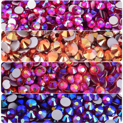 All Sizes Light Siam AB Red DIY Nails Decoration Non Hotfix Rhinestone Flatback Strass Non hot fix Stone For Garment  DIY Y3129 Couture Cozy