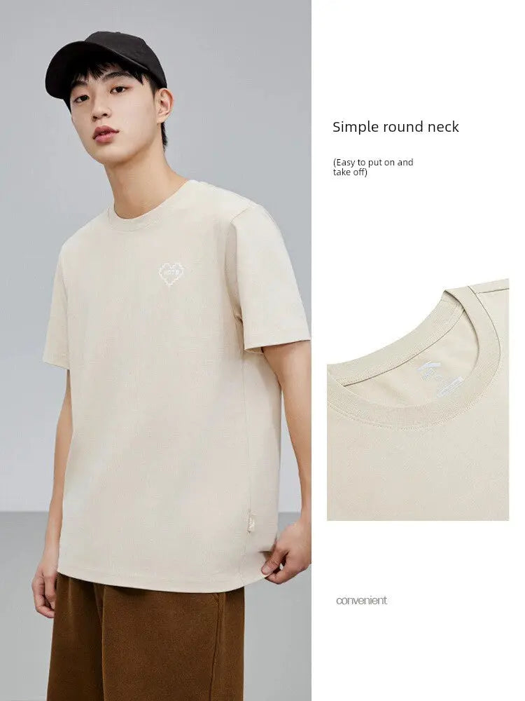 Anta Summer New Arrival Pullover Bottoming Shirt Short Sleeve T-Shirt