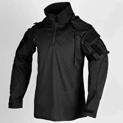 Combat Shirt Hoodies Wear resistant Tops Men Airsoft Tactical Shirts Long Sleeve Paintball Camping Hunting Clothing Couture Cozy