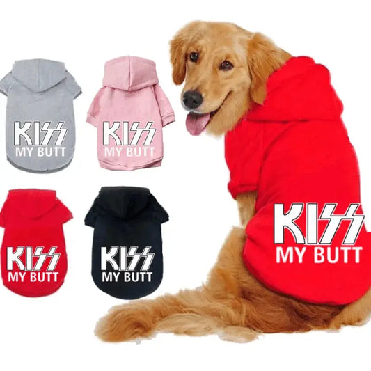 Cross border large, medium and small dogs plush warm pet clothing dog clothing dog Hoodie dog sweater big dog Couture Cozy