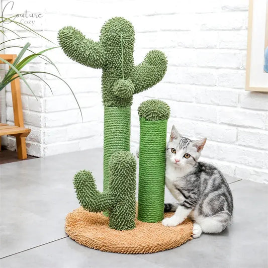 Cute Cactus Cat Tree Toy Pet Expert