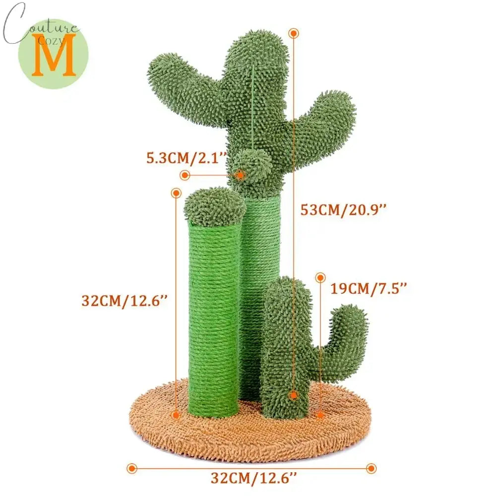 Cute Cactus Cat Tree Toy Pet Expert