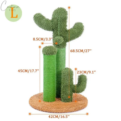 Cute Cactus Cat Tree Toy Pet Expert