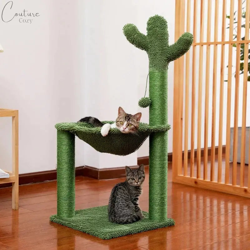 Cute Cactus Cat Tree Toy Pet Expert