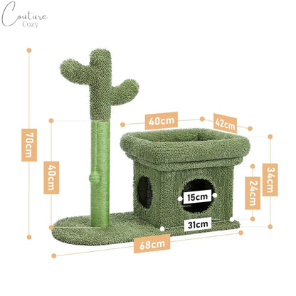 Cute Cactus Cat Tree Toy Pet Expert