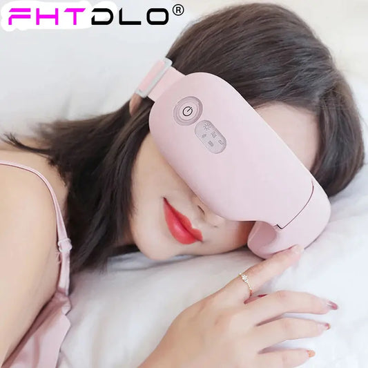 Eye Massager Smart Airbag Vibration Eye Care Instrument Hot Compress Bluetooth Eye Massage Glasses Fatigue Pouch & Wrinkle Couture Cozy