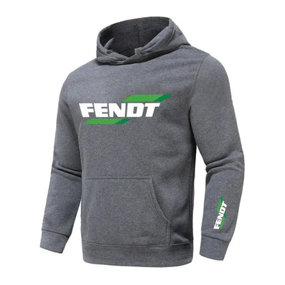 Fashion Hoodie Men Fashion Tractor FENDT Sweatshirt with Print Autumn Winter Streetwear Men Women Casual Pullover Hoody Male Couture Cozy