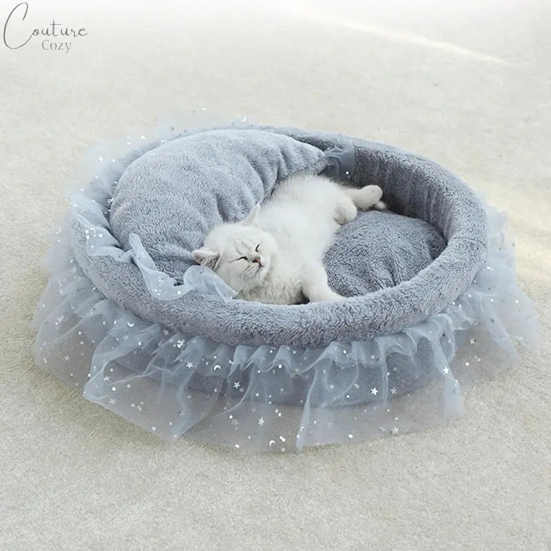 High Quality Soft Lace Princess Cat Mat Pet Expert