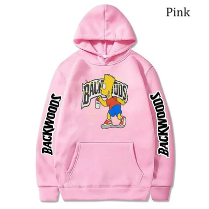 Hot Anime The S-Simpsons B-backwoods Casual Hoodie Anime Printed Sweatshirts Fleece Mens and Womens Hooded Pullovers Sports - Couture Cozy