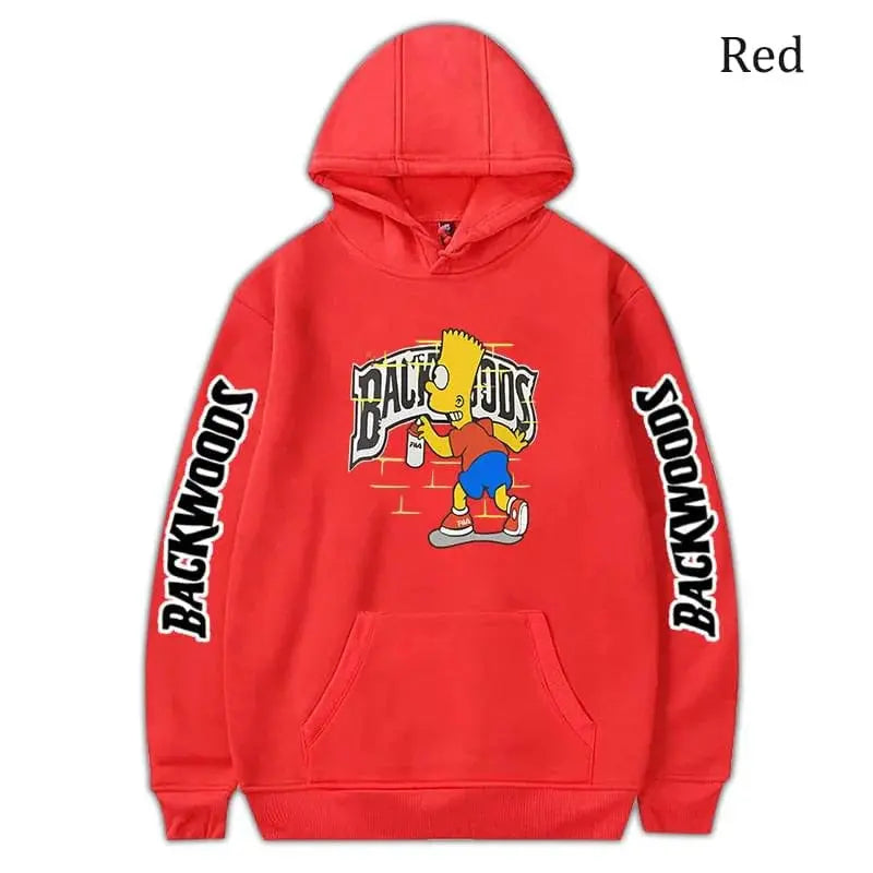 Hot Anime The S-Simpsons B-backwoods Casual Hoodie Anime Printed Sweatshirts Fleece Mens and Womens Hooded Pullovers Sports - Couture Cozy