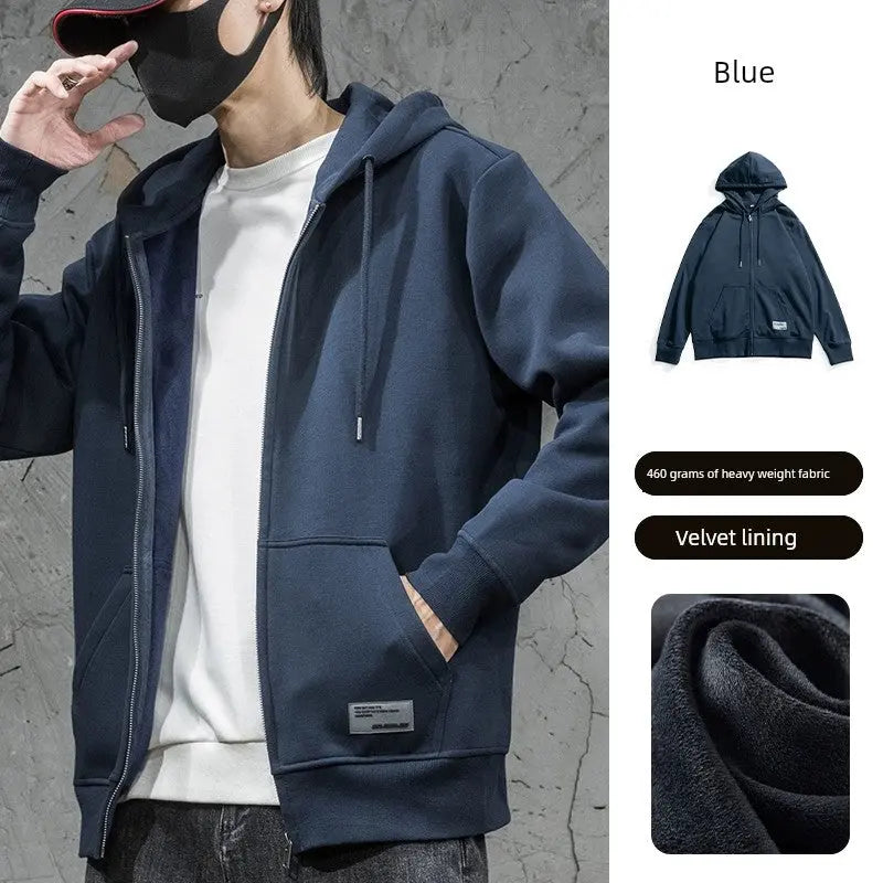 Increase Plus-Size Spring Leisure Sports Coat Sweatshirt