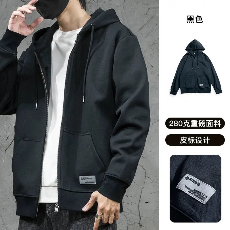 Increase Plus-Size Spring Leisure Sports Coat Sweatshirt