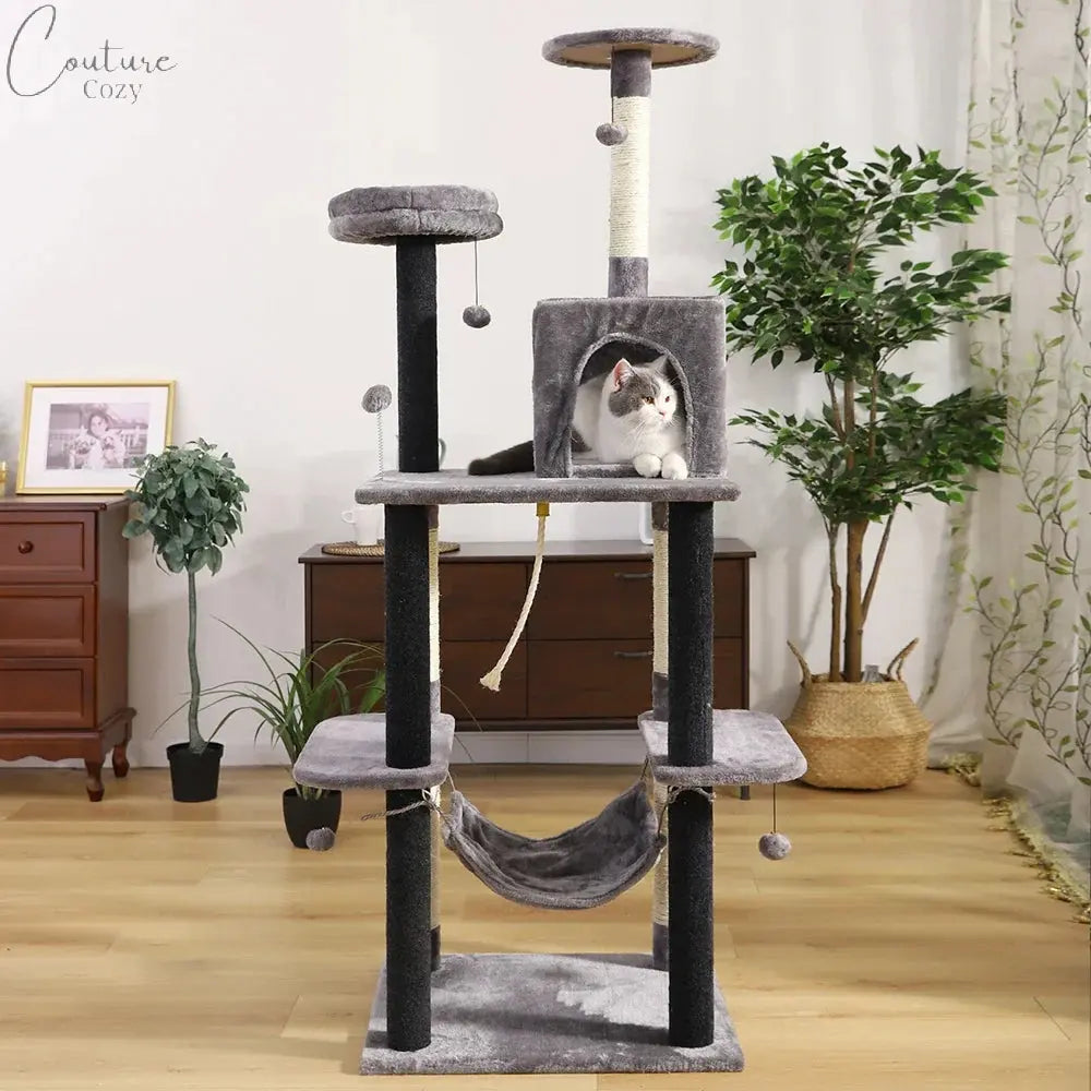 Multi-Level Cat Tree Cat Tower Pet Expert