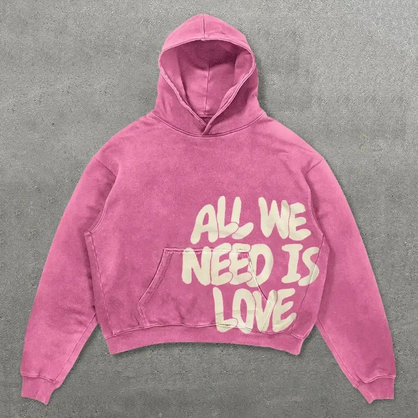 Pink grunge oversized sweatshirt zip up hoodie Letter printing hoodies women goth y2k tops harajuku New streetwear clothes Couture Cozy