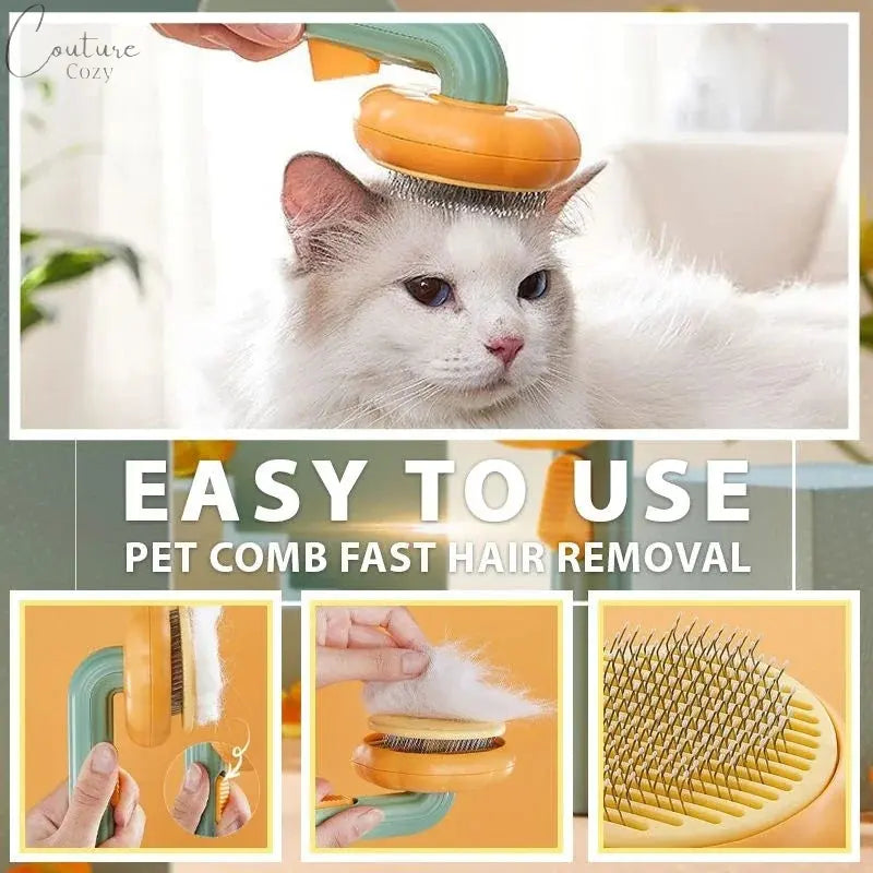 Pumpkin Cat Grooming Comb Pet Expert