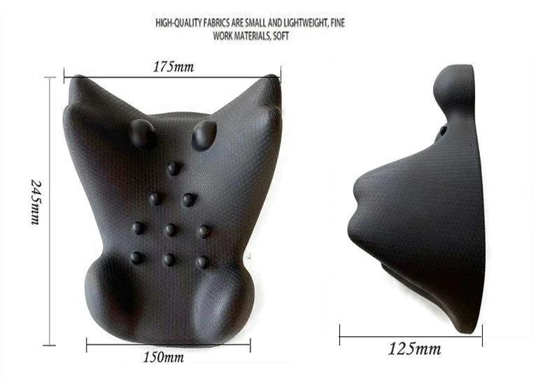 Neck Shoulder Relaxer Chiropractic Pillow Muscle Relaxation Traction Neck Stretcher Massage Relieve Pain Spine Correction