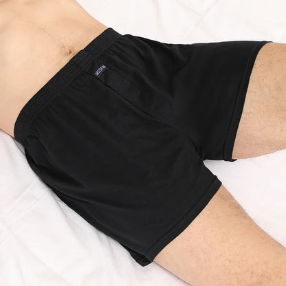 Mens Boxer Shorts Rich Cotton Elasticated Pack Underwear Home Boxers Pajamas Loose Thin Breathable Underpants Gym Shorts Panties Couture Cozy