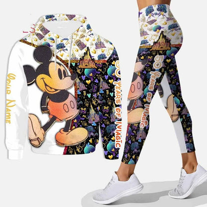 Customizename Mickey Hoodie Women's Hoodie Set Mickey Yoga Pants Sweatpants Womens Disney Yoga Hoodie Leggings Fashion Tracksuit Couture Cozy