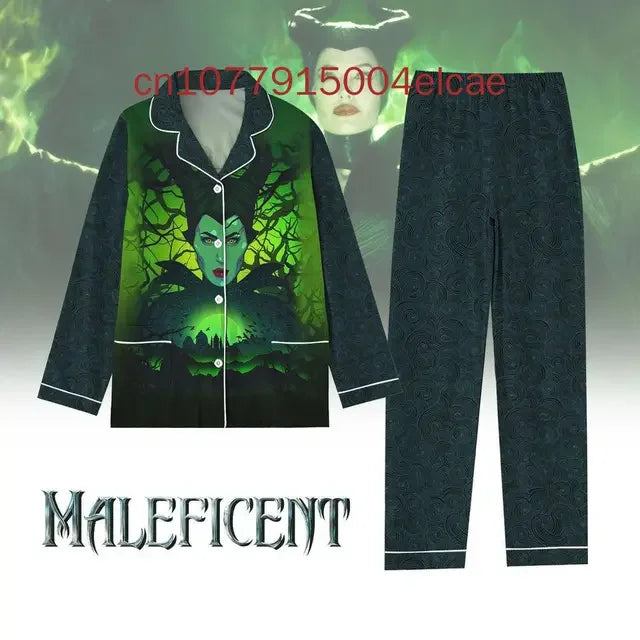 2025 New Disney Ratatouille Pajama Set Disney Halloween Casual Men's and Women's Long Sleeve Shirt Pajama Set Couture Cozy