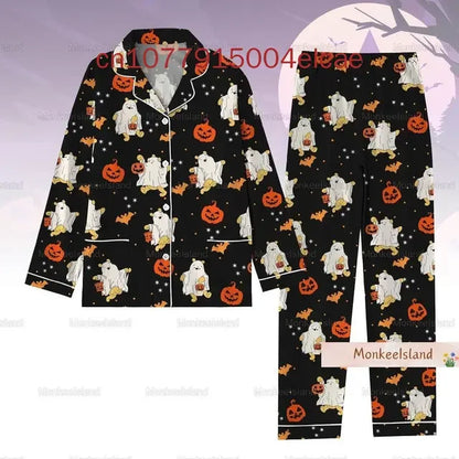 2025 New Disney Ratatouille Pajama Set Disney Halloween Casual Men's and Women's Long Sleeve Shirt Pajama Set Couture Cozy