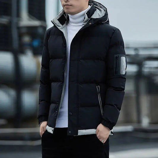 Winter Jacket Men Thicken Warm Parkas Hooded Coat Fleece Man's Jackets Outwear Jaqueta Masculina 2019 New Hot Drop Shipping K242 Couture Cozy